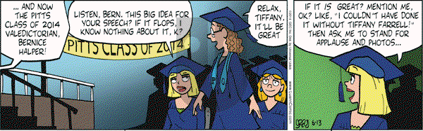 Luann on Friday June 13, 2014 Comic Strip