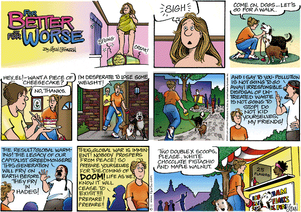 For Better or For Worse - Sunday August 11, 2002 Comic Strip