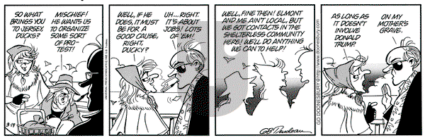 Doonesbury on Wednesday March 19, 1997 Comic Strip