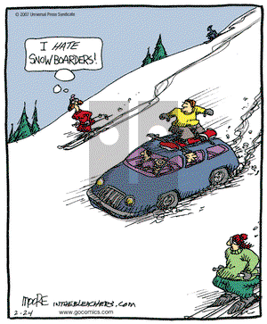 In the Bleachers on Saturday February 24, 2007 Comic Strip