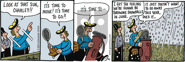 Overboard on Tuesday April 1, 2014 Comic Strip