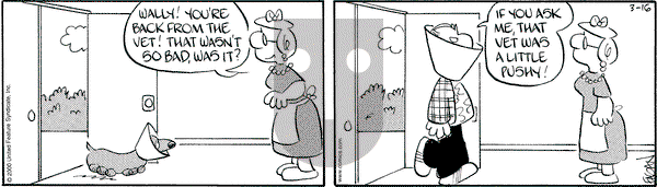 Drabble on Thursday March 16, 2000 Comic Strip