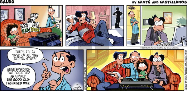 Baldo on Sunday August 7, 2011 Comic Strip