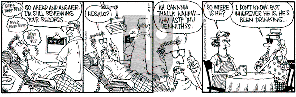 Monty on Thursday November 4, 2004 Comic Strip