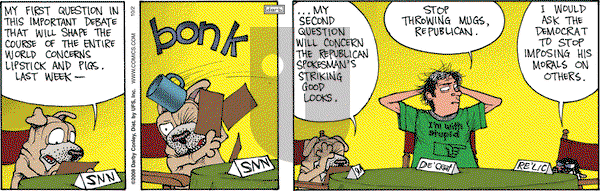 Get Fuzzy on Thursday October 2, 2008 Comic Strip