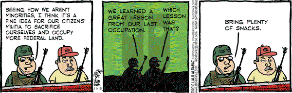 La Cucaracha on Tuesday November 15, 2016 Comic Strip