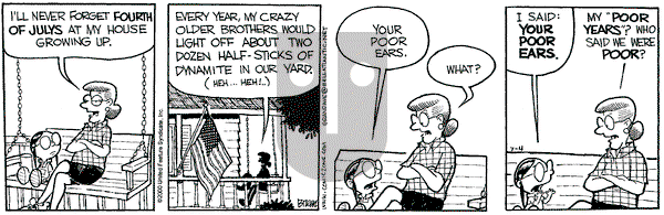 Grand Avenue on Tuesday July 4, 2000 Comic Strip