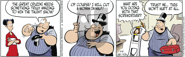 Baldo on Thursday May 15, 2014 Comic Strip