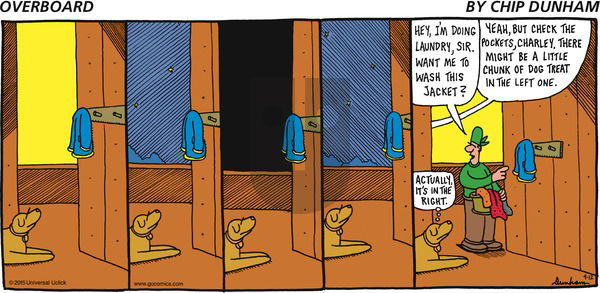 Overboard on Sunday April 12, 2015 Comic Strip