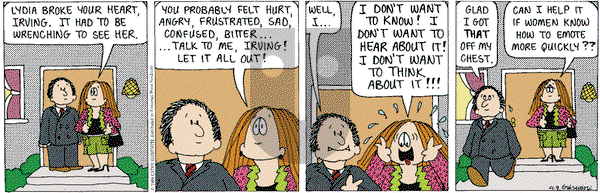 Cathy Classics on Friday April 9, 1999 Comic Strip