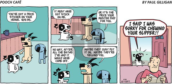 Pooch Cafe on Sunday August 28, 2016 Comic Strip