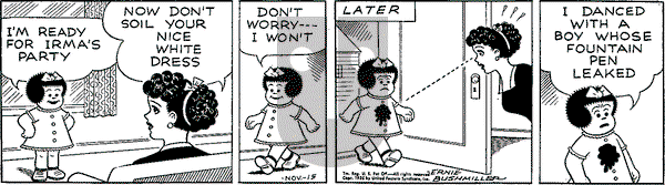Nancy Classics on Saturday November 14, 2015 Comic Strip