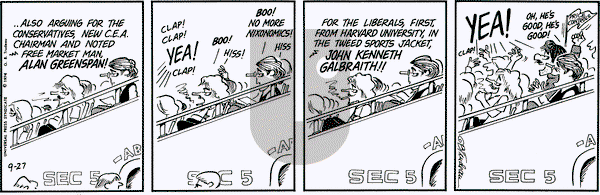 Doonesbury on Friday September 27, 1974 Comic Strip
