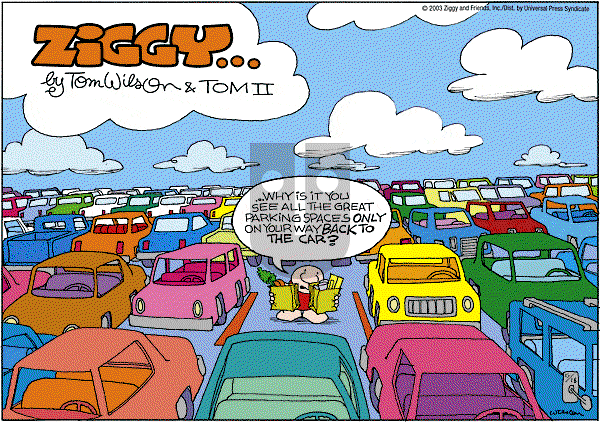Ziggy - Sunday May 18, 2003 Comic Strip