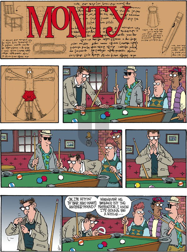Monty on Sunday January 12, 2020 Comic Strip