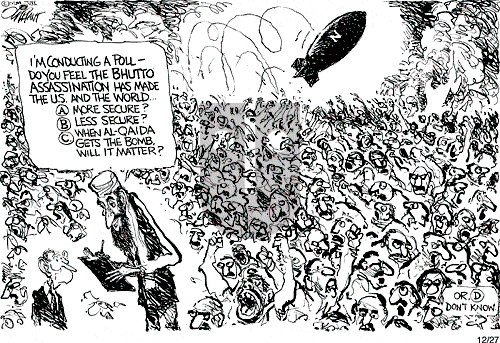 Pat Oliphant on Thursday December 27, 2007 Comic Strip