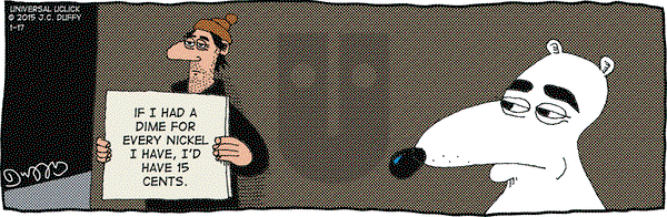The Fusco Brothers - Saturday January 17, 2015 Comic Strip