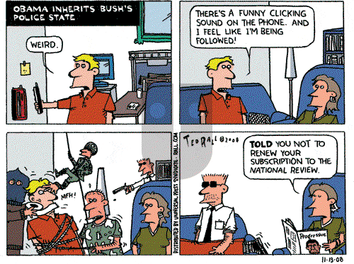 Ted Rall on Thursday November 13, 2008 Comic Strip