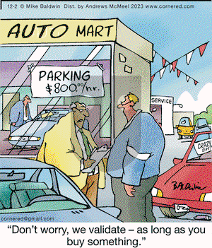 Cornered - Saturday December 2, 2023 Comic Strip