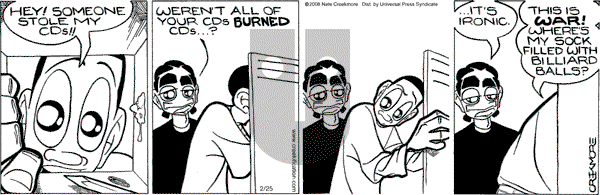 Maintaining on Monday February 25, 2008 Comic Strip