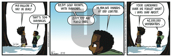The Boondocks on Saturday February 12, 2005 Comic Strip
