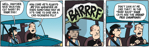 Pooch Cafe - Wednesday August 8, 2012 Comic Strip