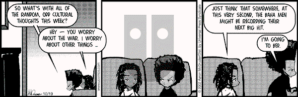 The Boondocks - Saturday October 19, 2002 Comic Strip