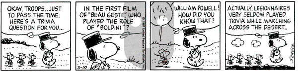 Peanuts on Tuesday March 10, 1987 Comic Strip
