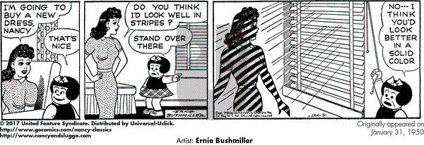 Nancy Classics on Tuesday January 31, 2017 Comic Strip
