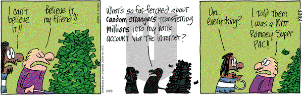The Knight Life on Thursday February 23, 2012 Comic Strip