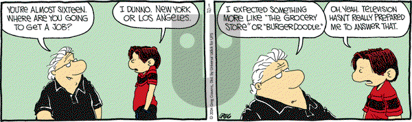 The Buckets on Friday March 28, 2014 Comic Strip