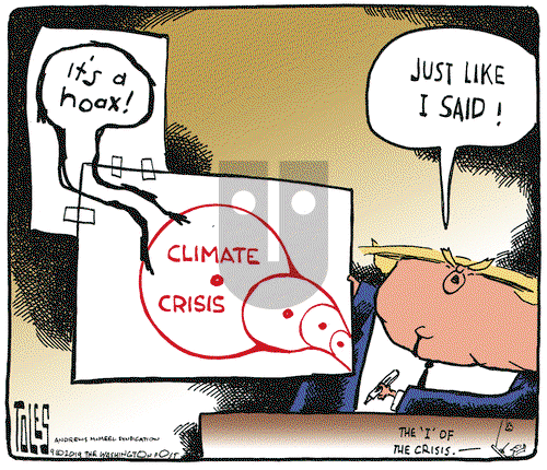 Tom Toles on Friday September 6, 2019 Comic Strip