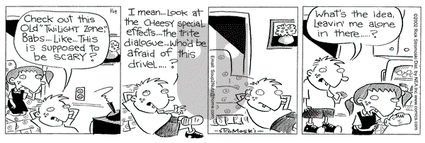 Soup to Nutz - Old on Tuesday January 29, 2002 Comic Strip