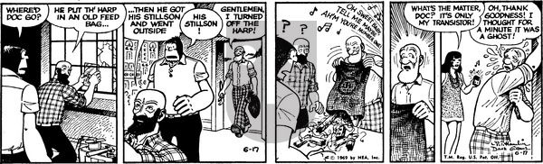 Alley Oop on Tuesday June 17, 1969 Comic Strip