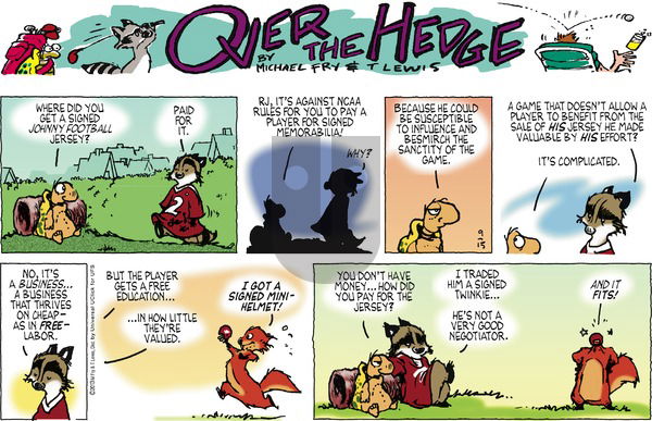 Over the Hedge on Sunday September 15, 2013 Comic Strip