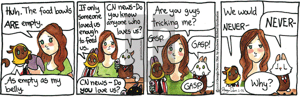 Breaking Cat News on Wednesday January 31, 2018 Comic Strip