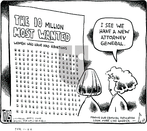 Tom Toles on Wednesday January 10, 2001 Comic Strip