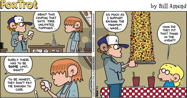 FoxTrot on Sunday March 16, 2025 Comic Strip