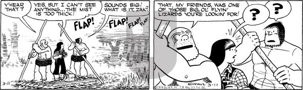Alley Oop on Thursday March 11, 1976 Comic Strip