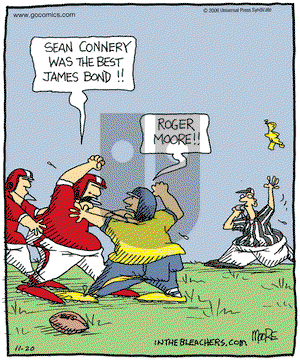 In the Bleachers on Monday November 20, 2006 Comic Strip