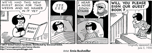 Nancy Classics on Monday June 5, 2017 Comic Strip