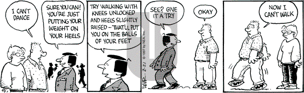 Betty - Friday February 21, 1997 Comic Strip