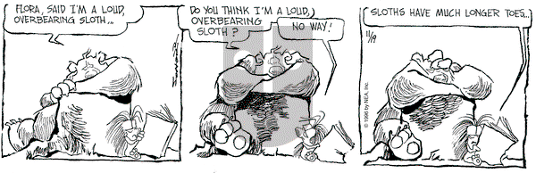 The Grizzwells on Tuesday November 19, 1996 Comic Strip