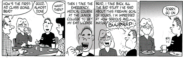 Luann on Saturday March 2, 2002 Comic Strip