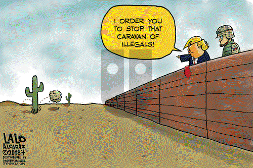 Lalo Alcaraz on Friday April 6, 2018 Comic Strip