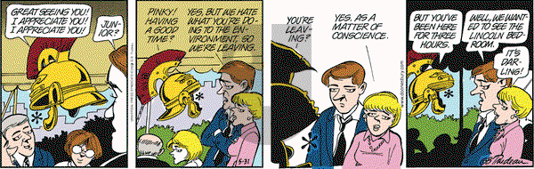 Doonesbury on Saturday May 31, 2003 Comic Strip