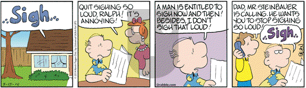 Drabble on Saturday March 15, 2014 Comic Strip