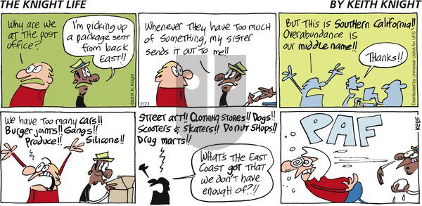 The Knight Life on Sunday February 23, 2014 Comic Strip