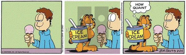 Garfield on Tuesday February 24, 2009 Comic Strip