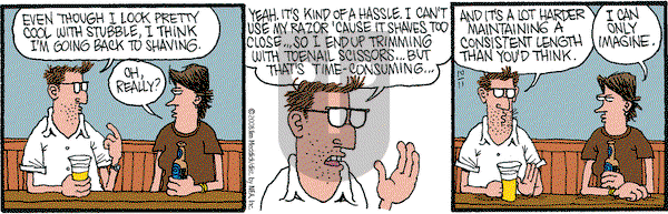 Monty on Saturday October 11, 2008 Comic Strip